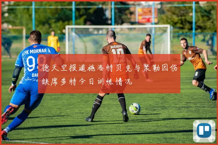德天空报道施洛特贝克与聚勒因伤缺席多特今日训练情况